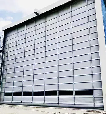 What are high-speed industrial doors